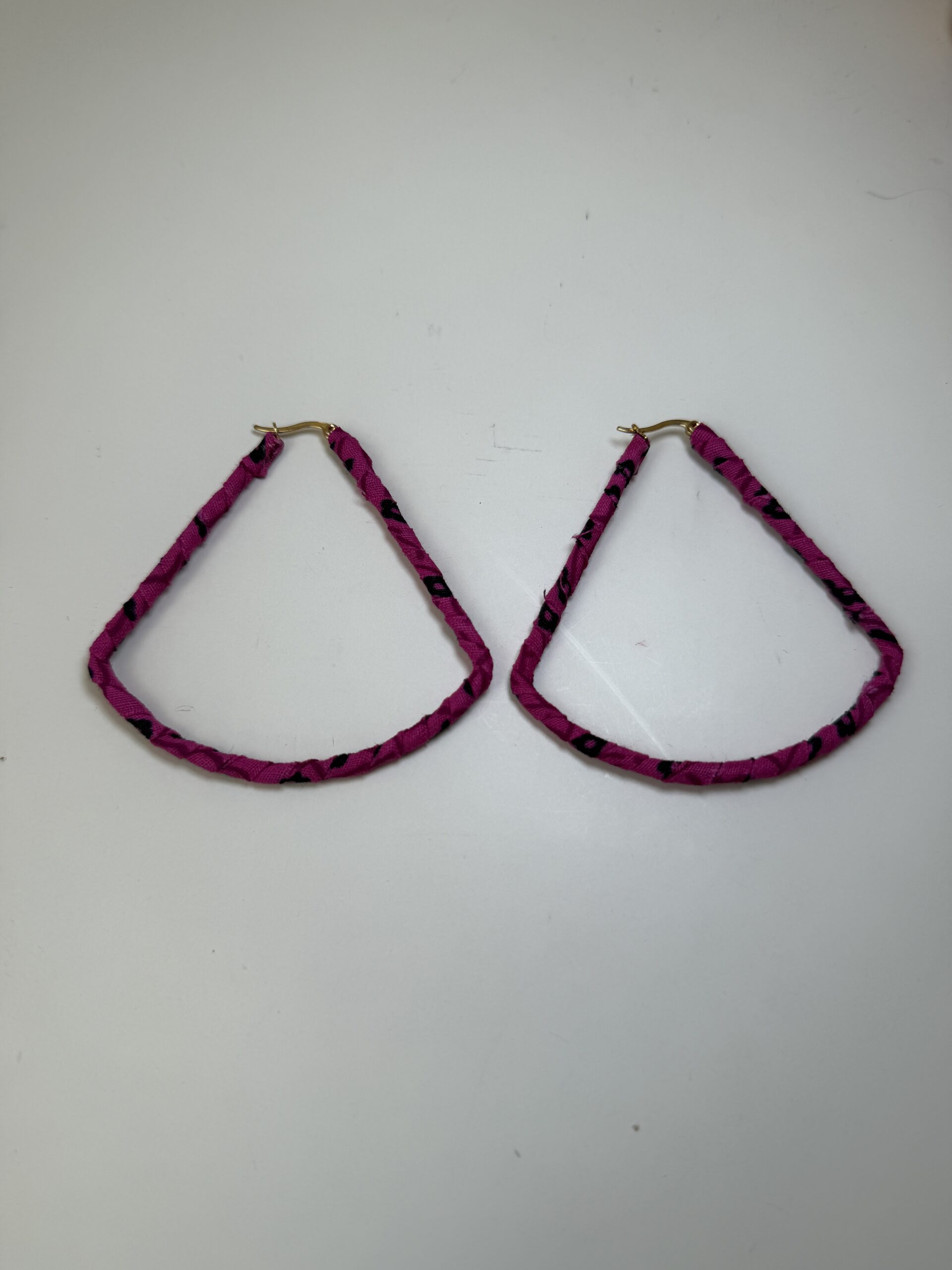 Multicolour African Print Headband, Bangle, Earring Set - Image 4