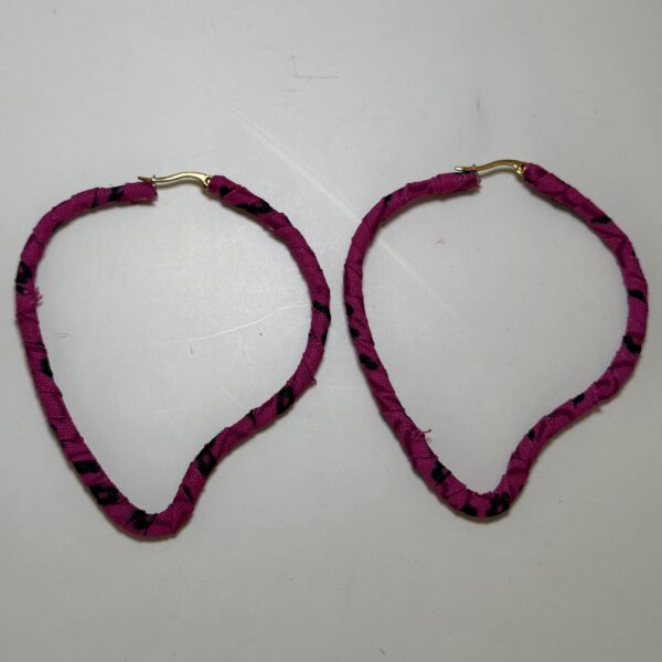 Multicolour African Print Headband, Bangle & Earring Set - Image 5