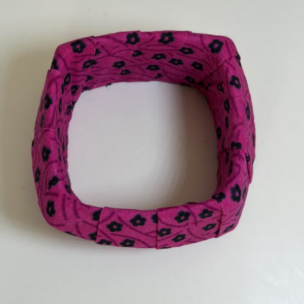 Multicolour African Print Headband, Bangle & Earring Set - Image 3