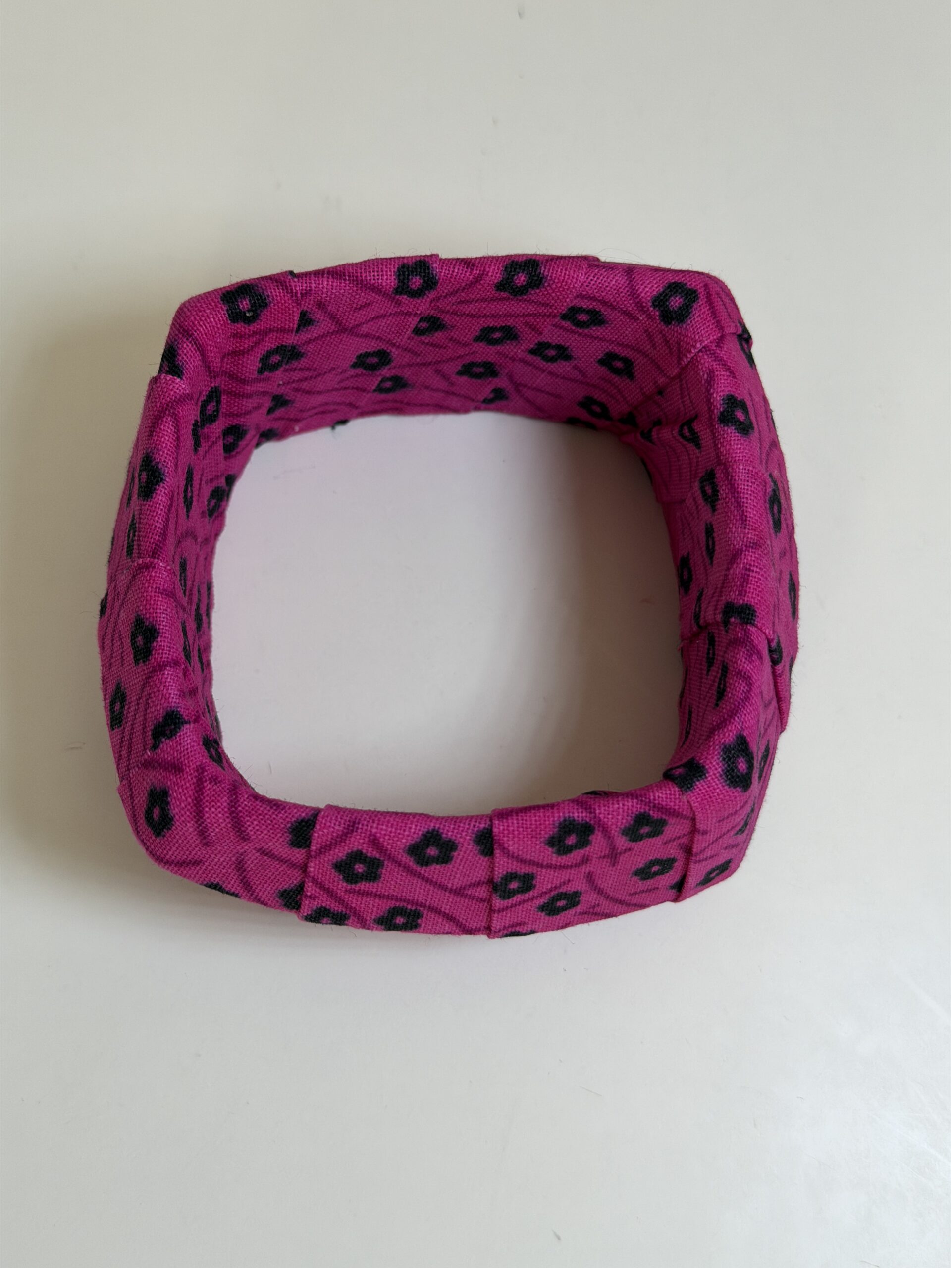 Multicolour African Print Headband, Bangle & Earring Set - Image 3