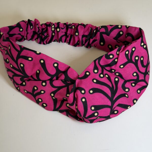 Multicolour African Print Headband, Bangle & Earring Set - Image 2