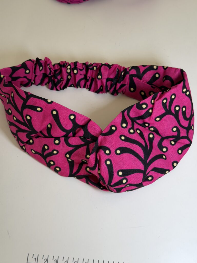 Multicolour African Print Headband, Bangle & Earring Set